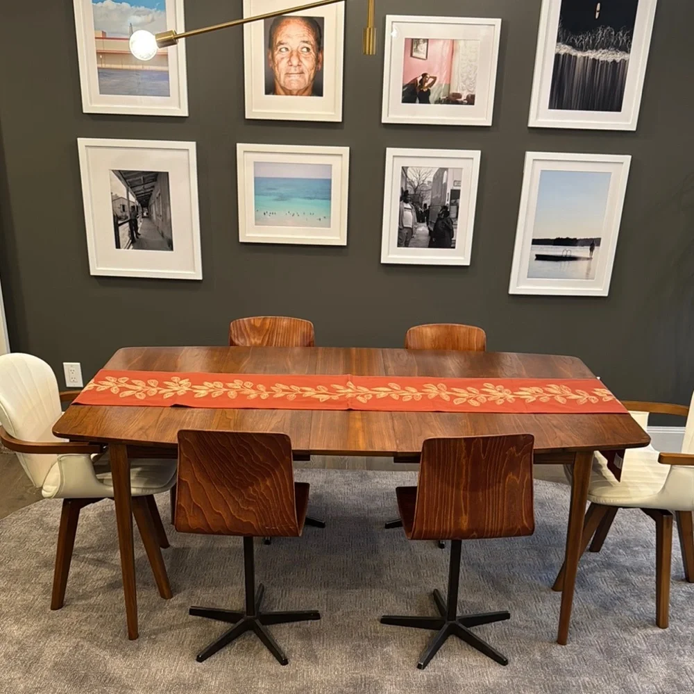 CRATE & BARREL RUST TABLE RUNNER